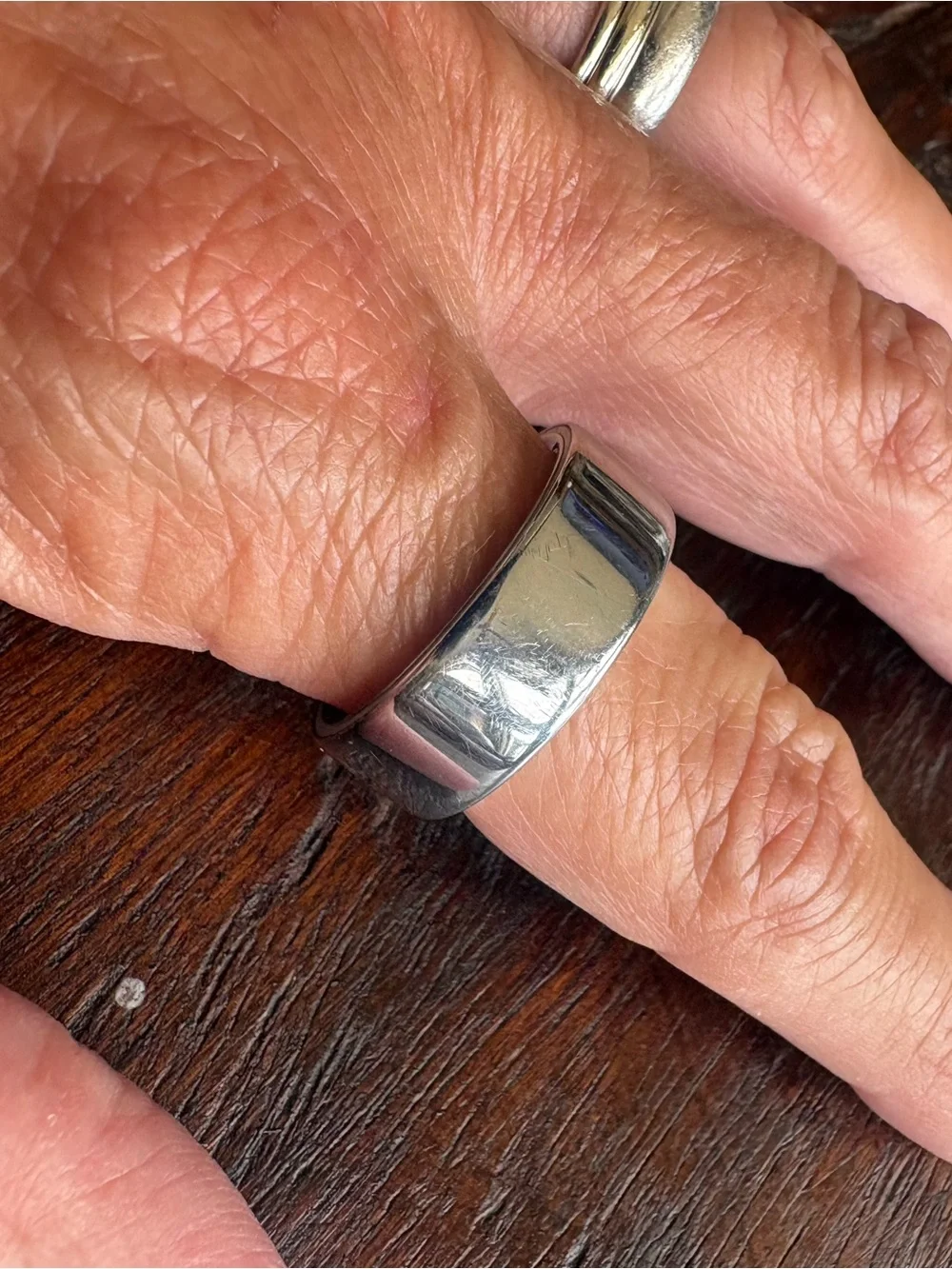 Oura Ring Packaging with Silver Accents - Oura